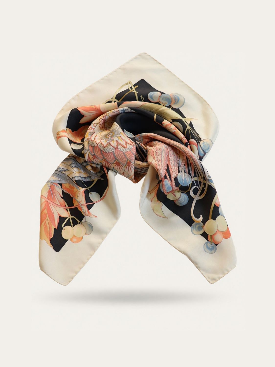Ferragamo Birds of Paradise Silk Scarf