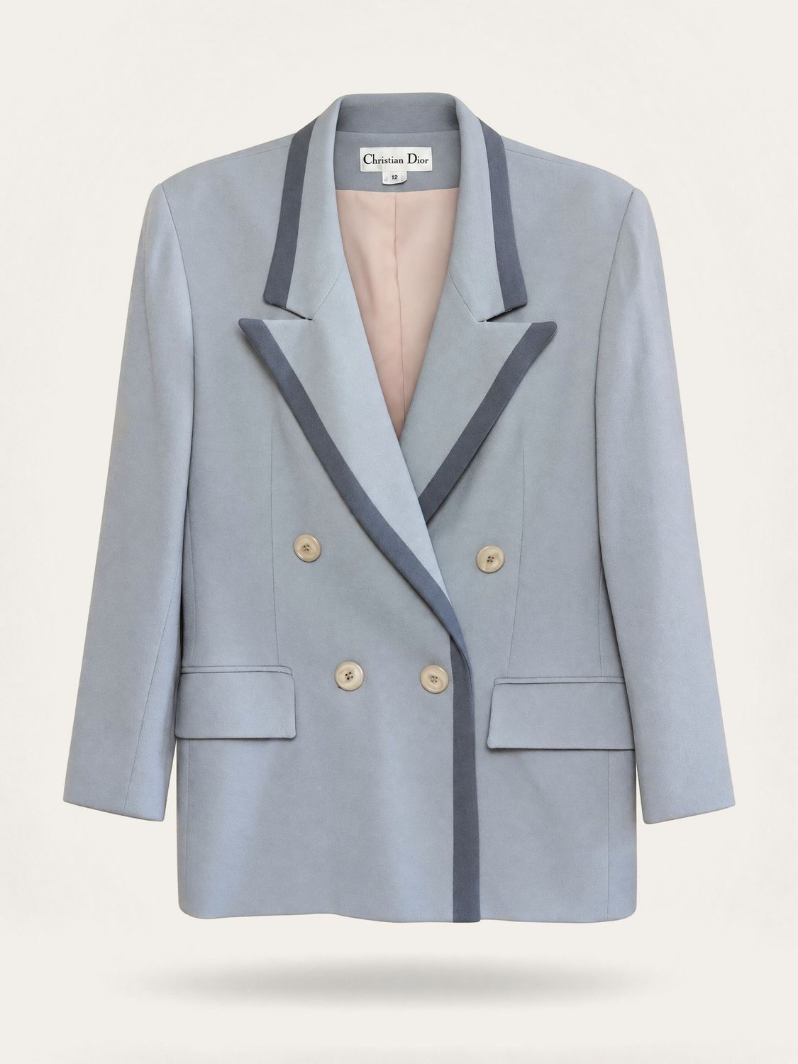 Christian Dior Grey Wool Blazer