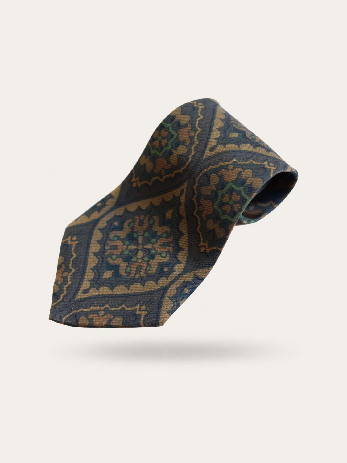 Hermès Ornamental Silk Tie