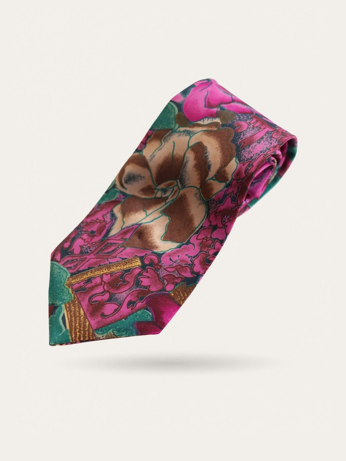 Christian Dior Floral Silk Tie