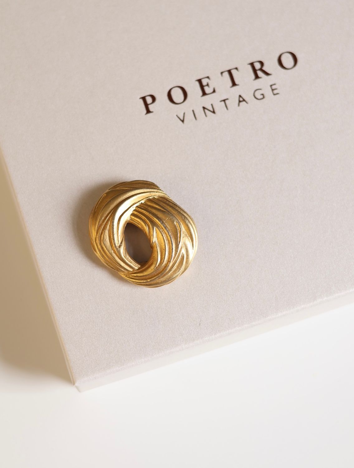 Vintage Scarf Ring