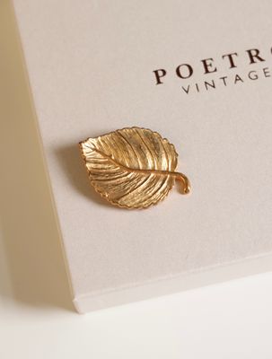 Vintage Leaf Brooch