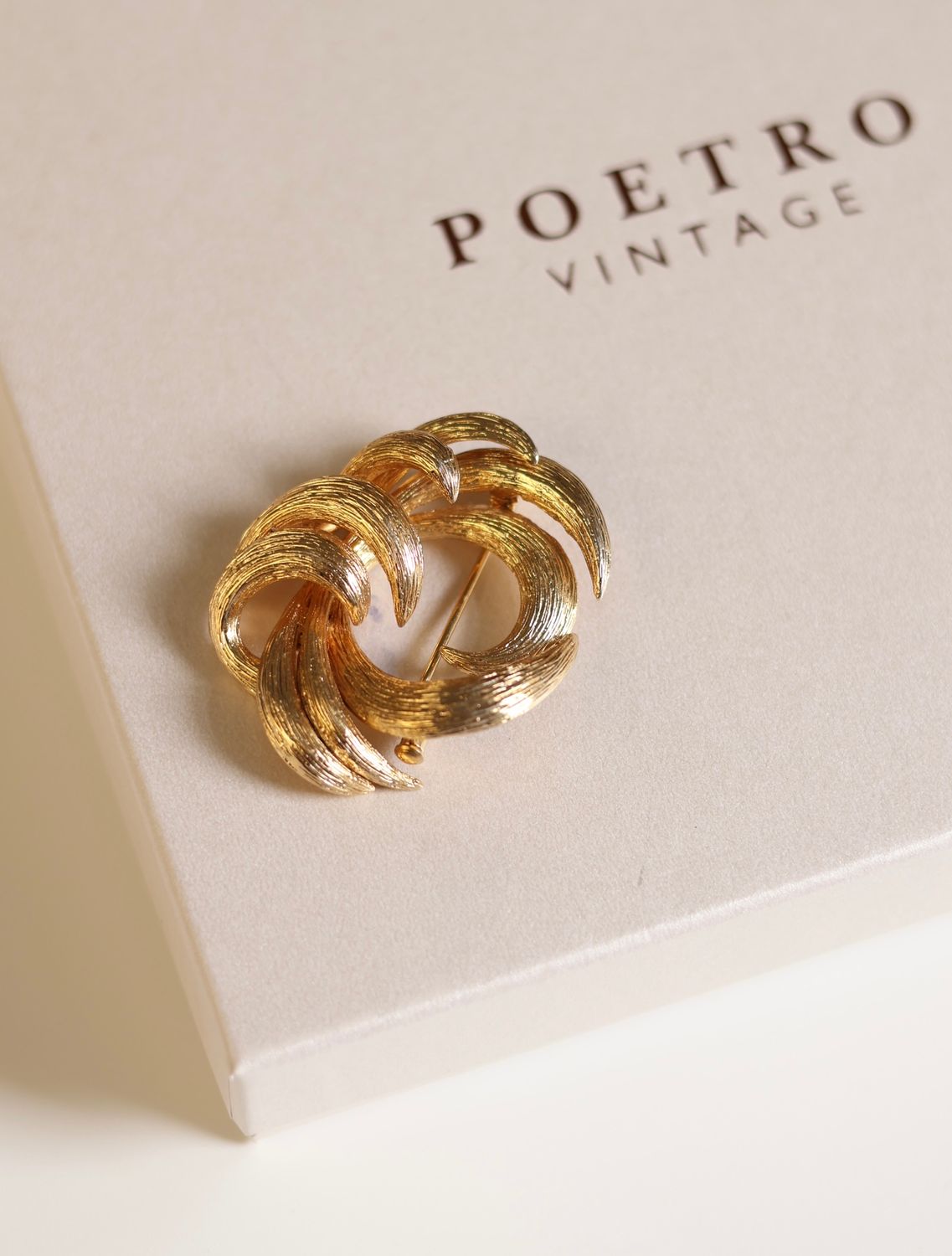 Vintage Swirl Brooch