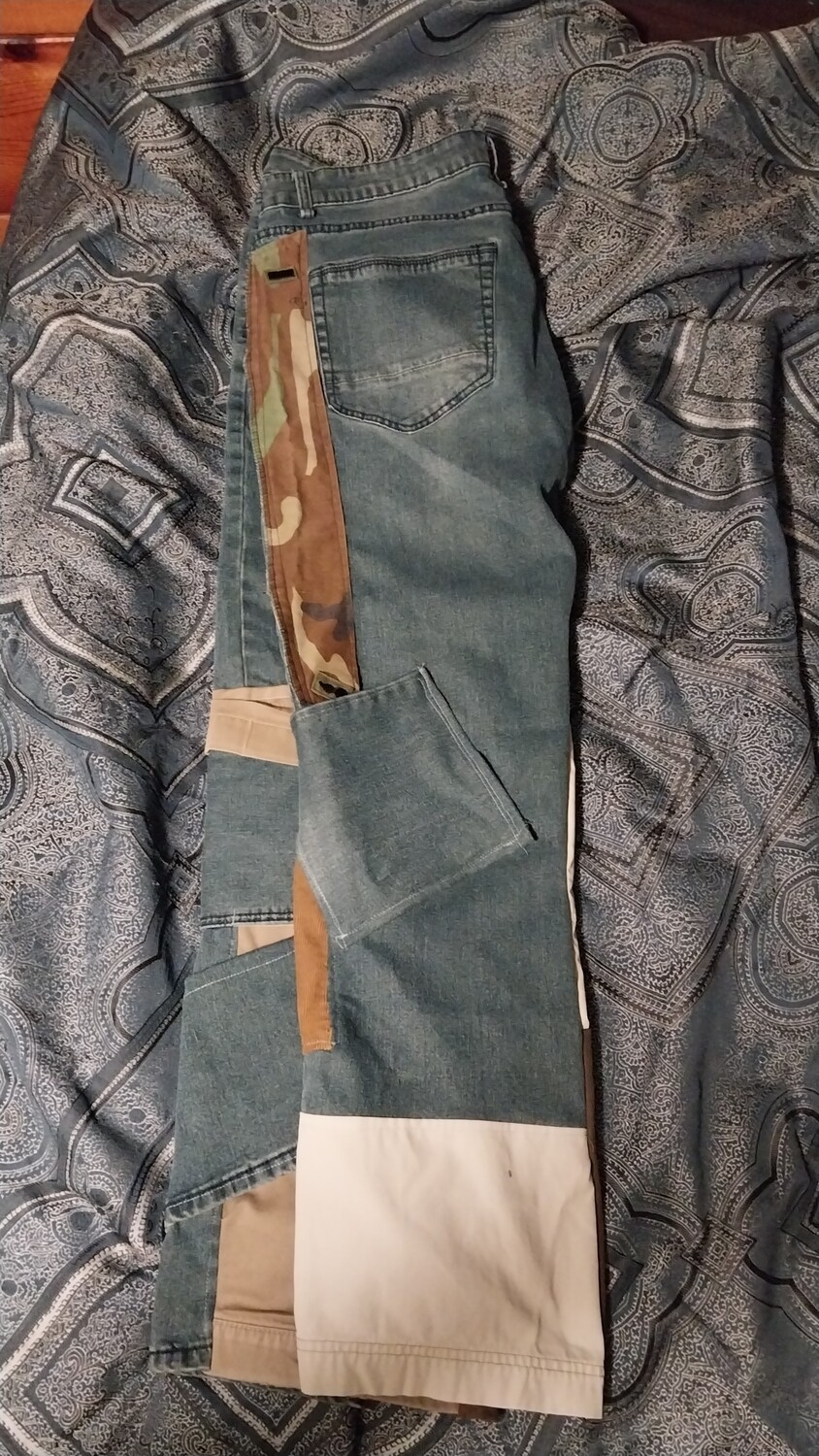 Upcycled jeans