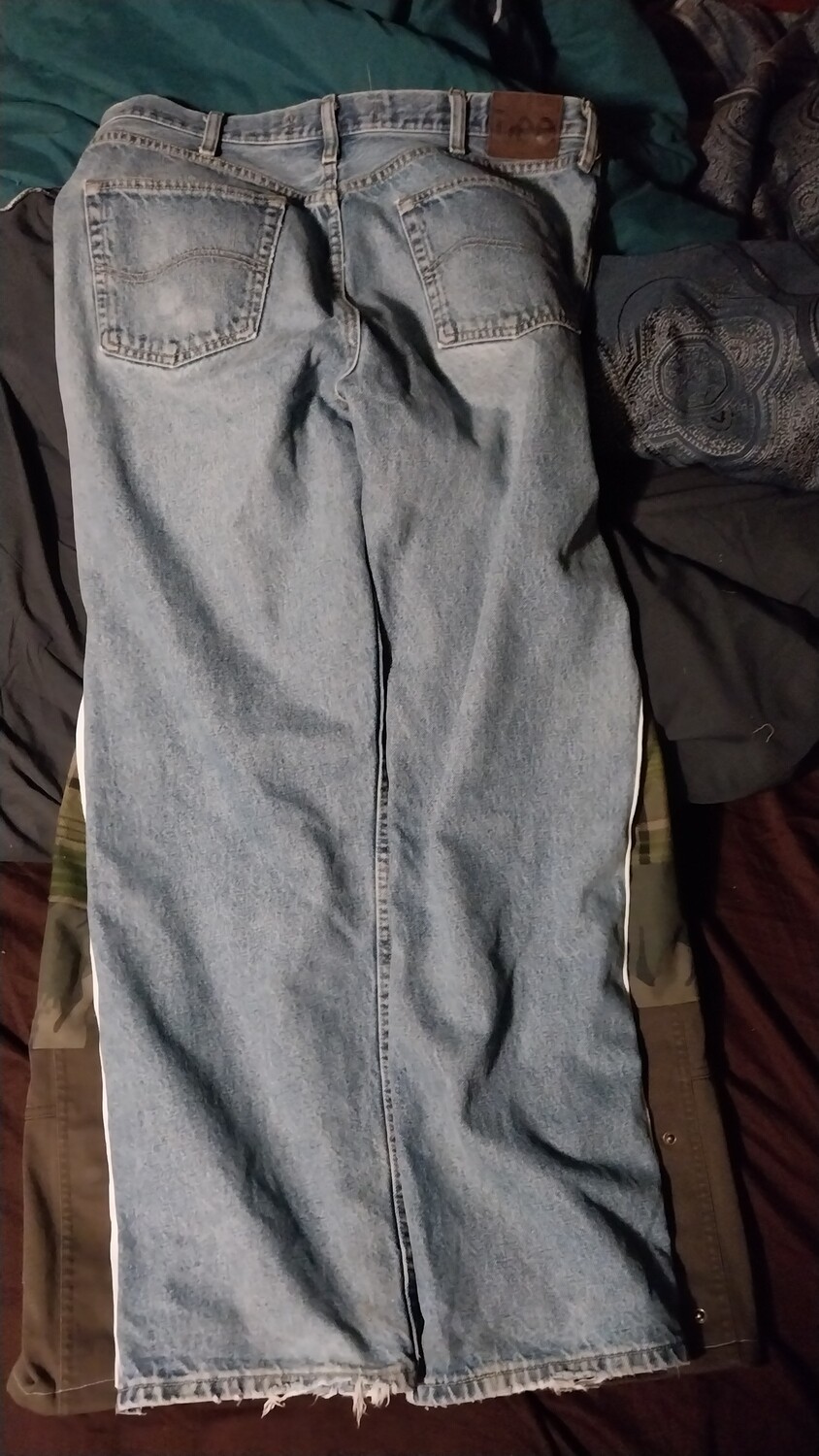 Upcycled Lee flares