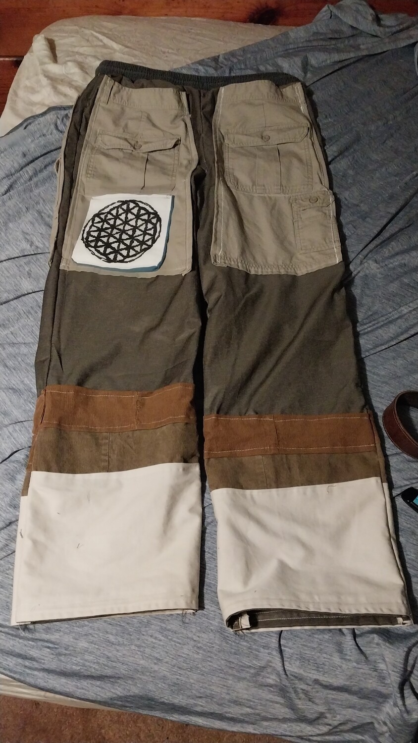 Patchwork pants