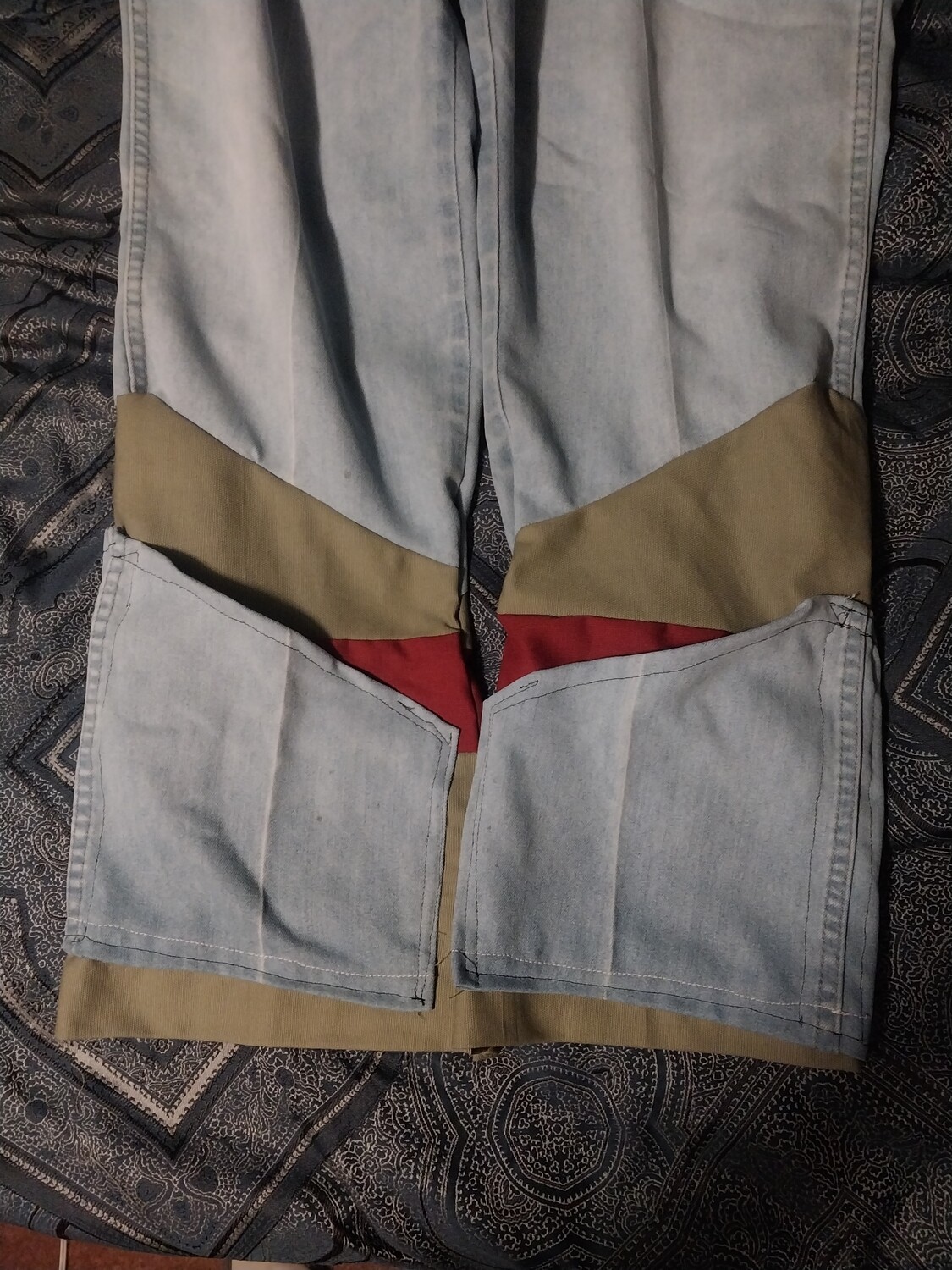 Upcycled vintage wranglers 