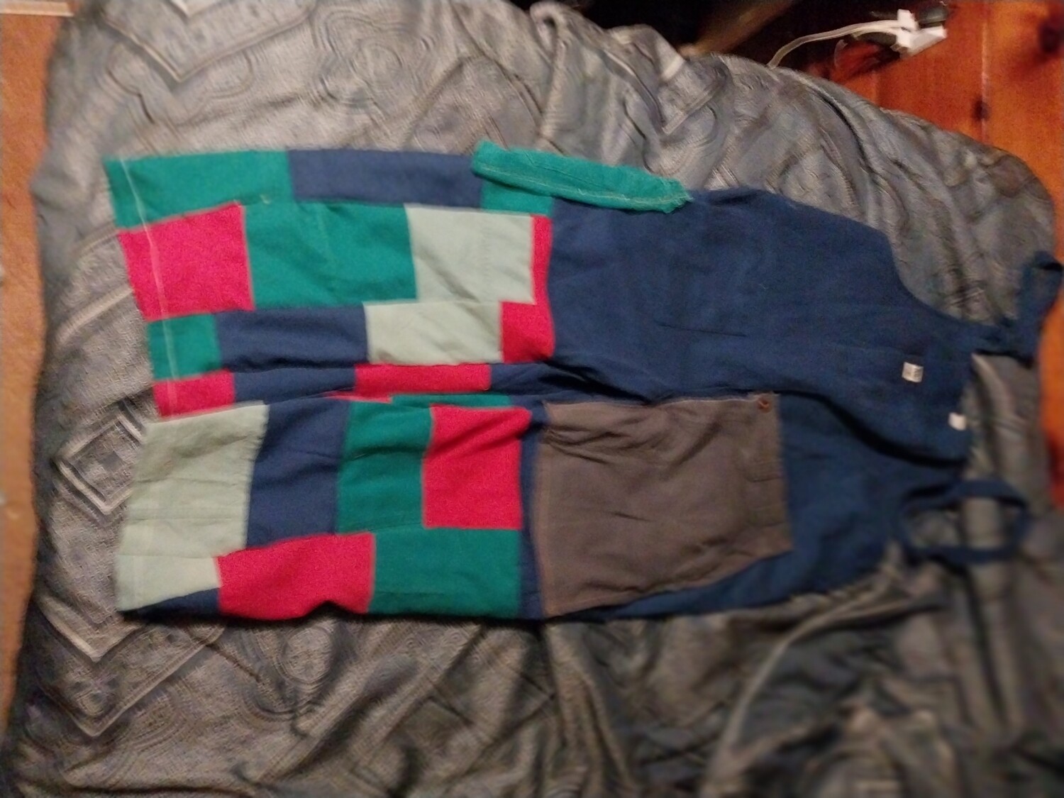 Upcycled overalls