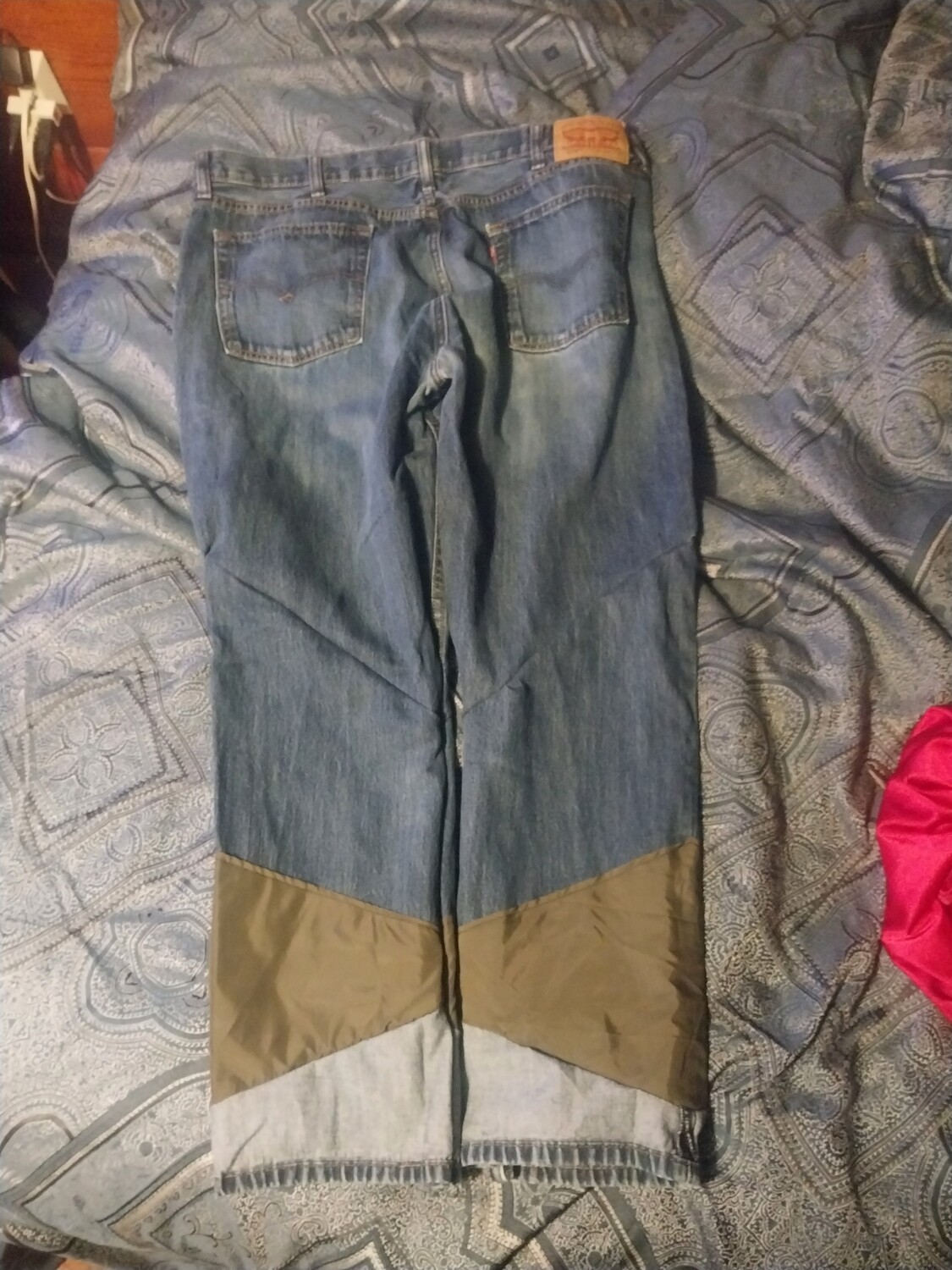Upcycled levis jeans
