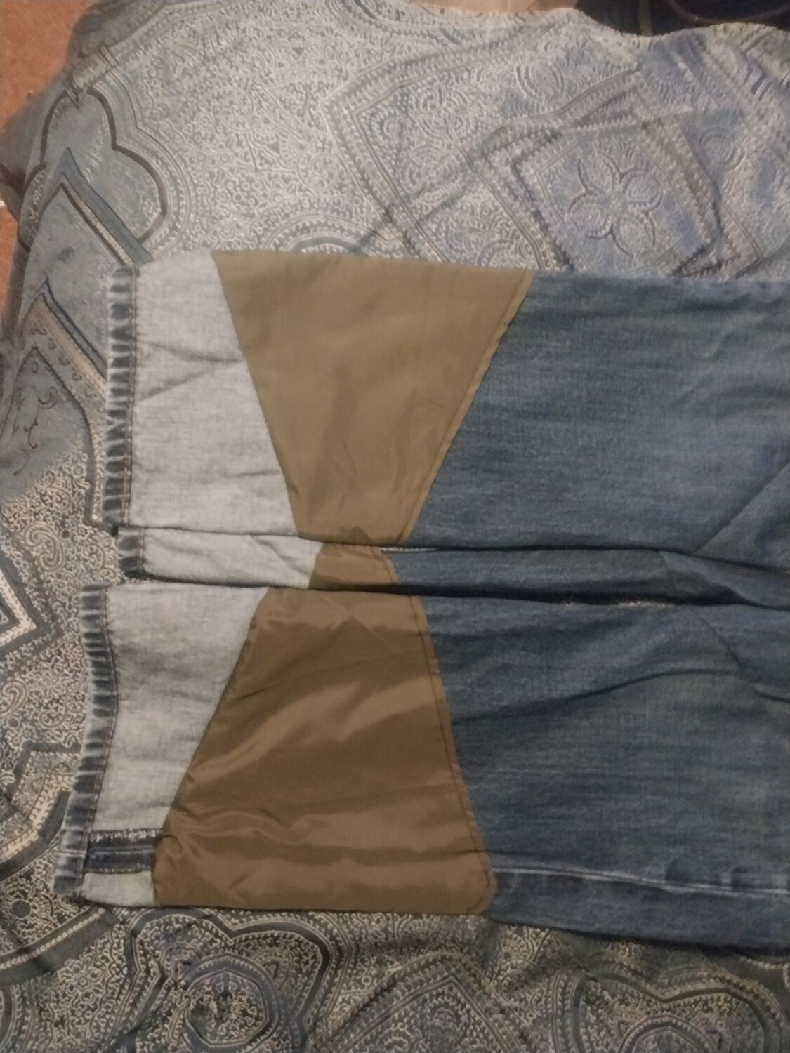 Upcycled levis jeans