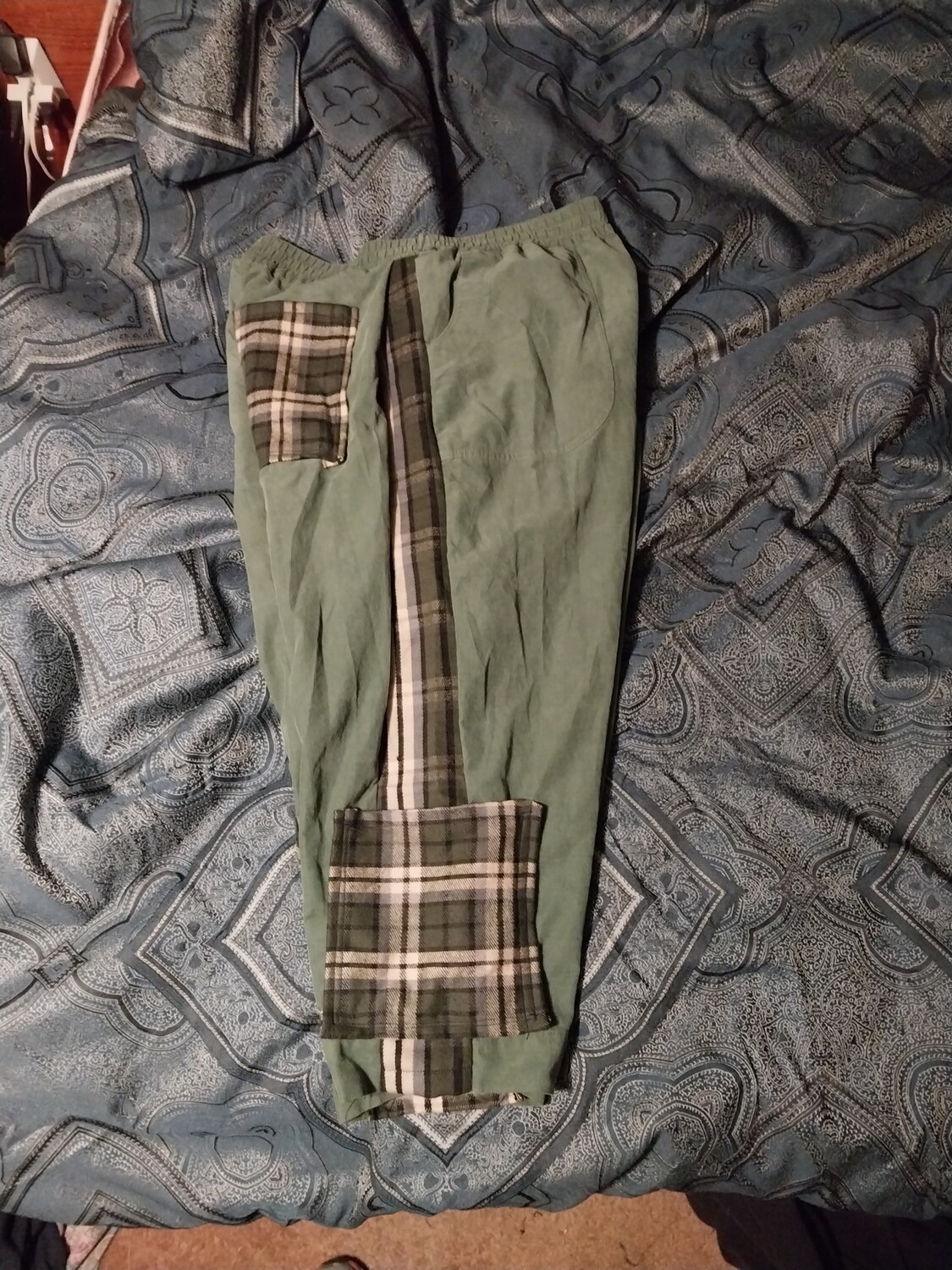 Upcycled corduroy loungers