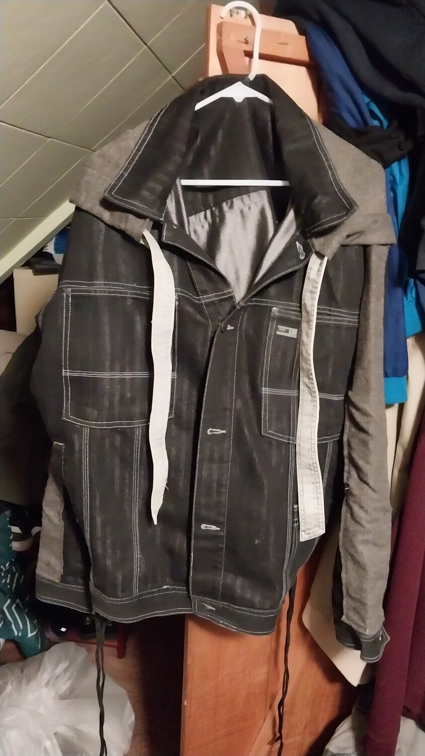 Upcycled jeans jacket 