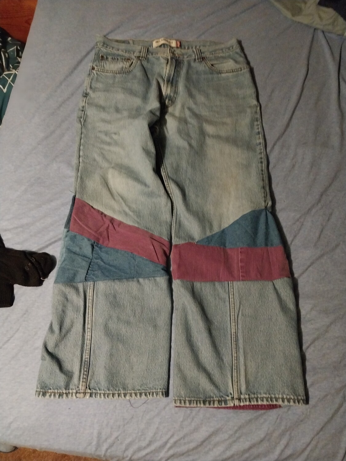 Upcycled loose levis 