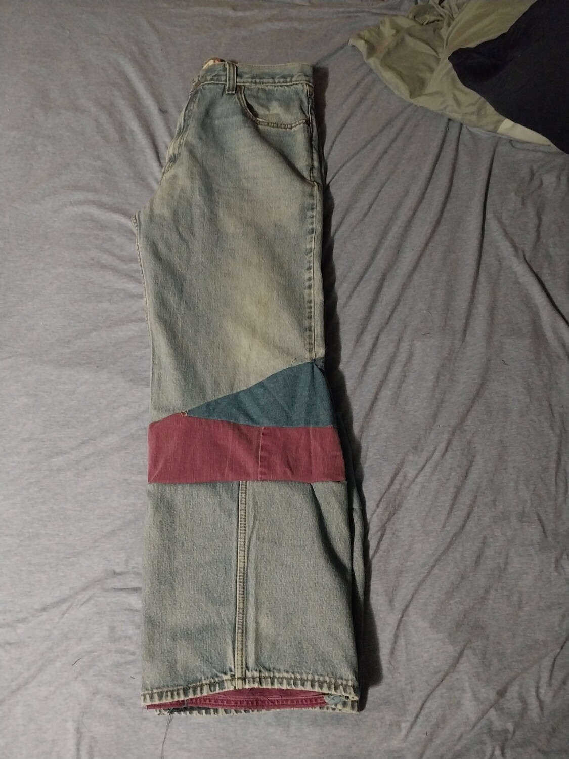 Upcycled loose levis 