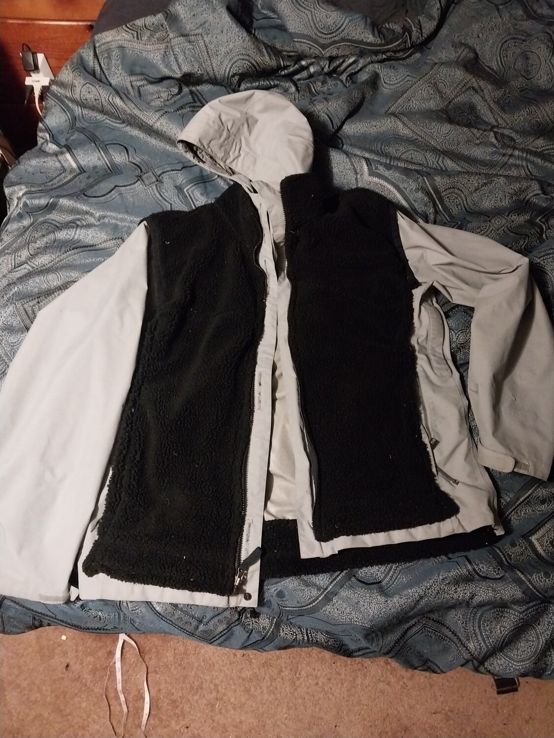 Upcycled north face jacket