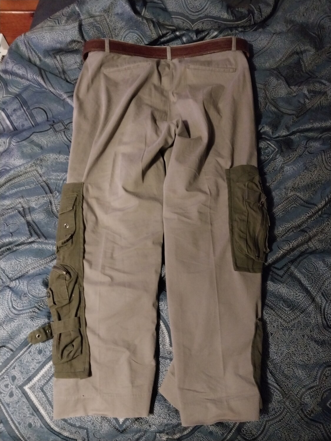 Upcycled  Calvin Klein khakis 