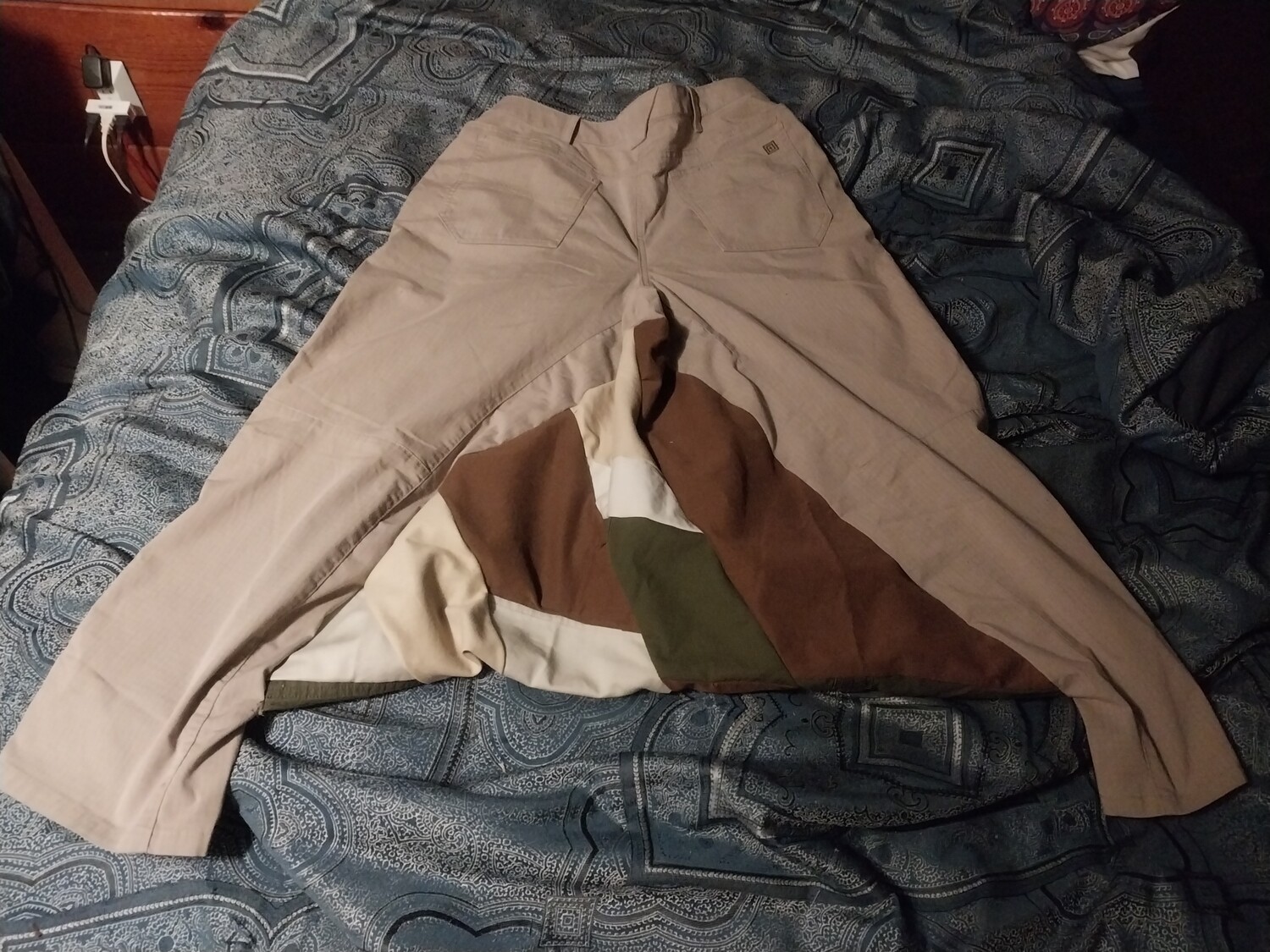 Upcycled 511 tactical pants