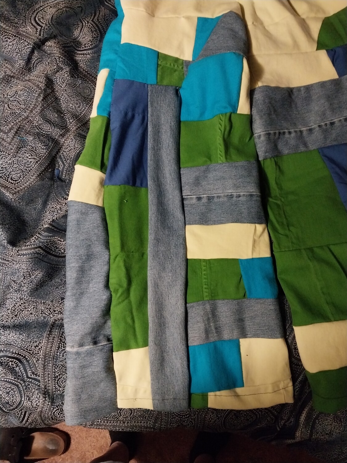 Patchwork pants