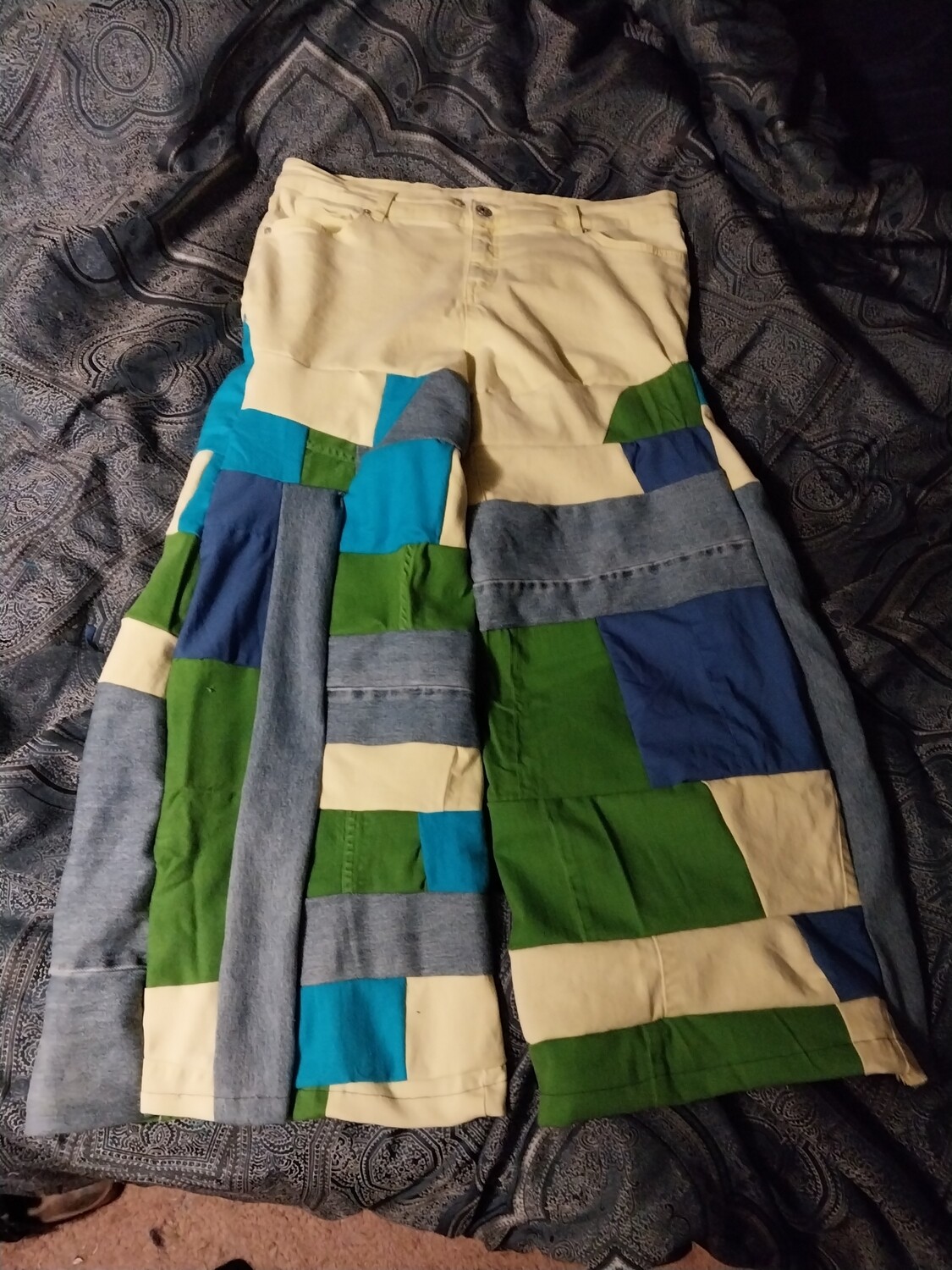 Patchwork pants