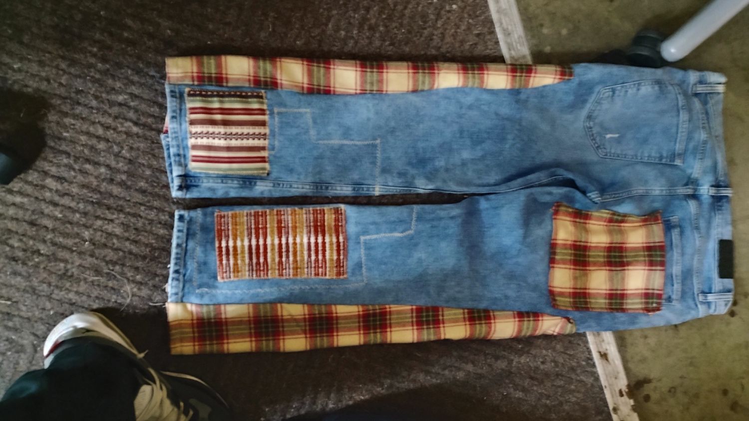 Upcycled jeans