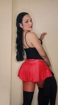 PLEATED FAUX LEATHER MINI SKIRT