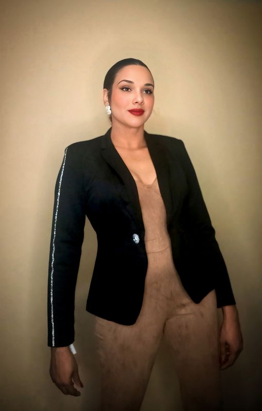 Rhinestone blazer