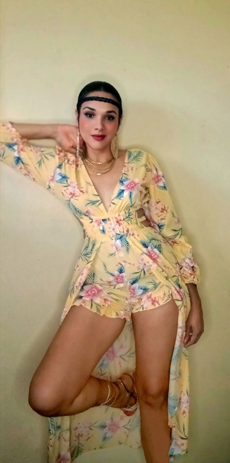 FLORAL CAPE JUMPSUIT