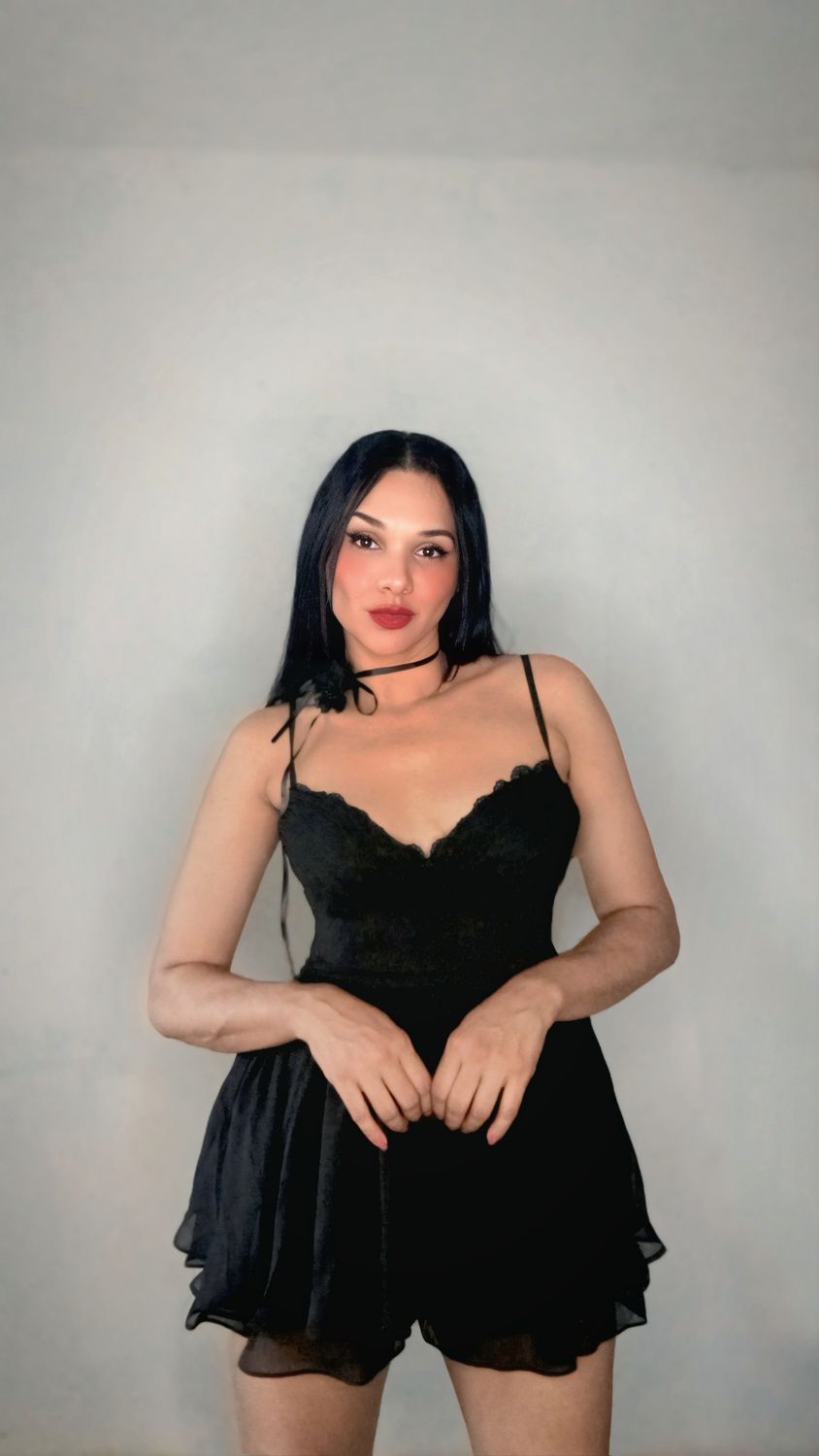 Midnight Flirt Romper