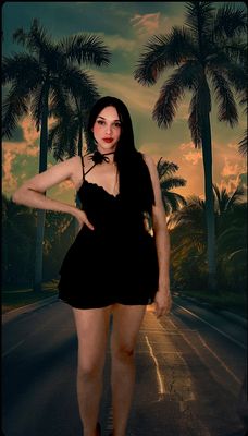 MIDNIGHT FLIRT ROMPER