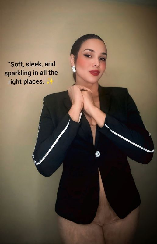 Rhinestone blazer