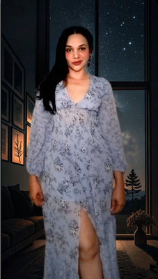 LONG SLEEVE PARADISE ROSE MAXI LONG SLEEVE PARADISE ROSE MAXI