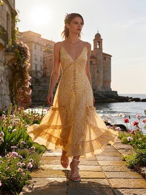STARLIGHT BLOOM MAXI DRESS STARLIGHT BLOOM MAXI DRESS