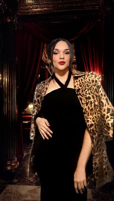 GOLD LEOPARD SPARKLE BLAZER