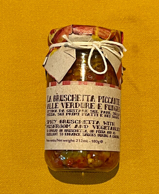 SPREADS - Spicy Bruschetta with Mushroom &amp; Vegetables