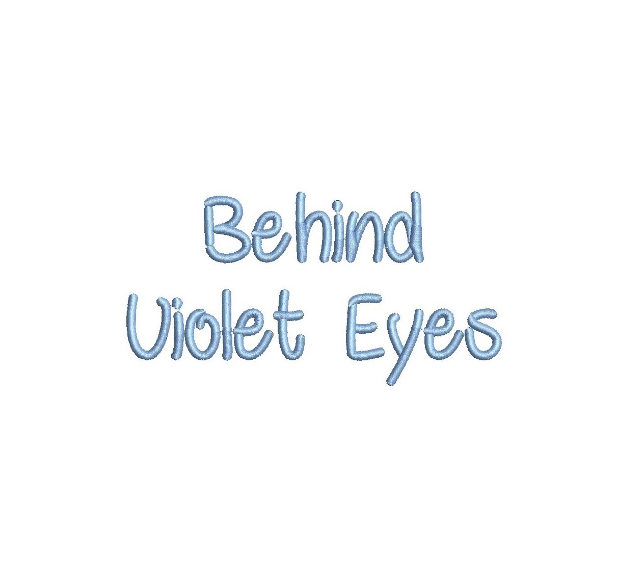 Behind Violet Eyes ESA Font