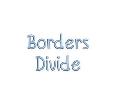 Borders Divide ESA Font