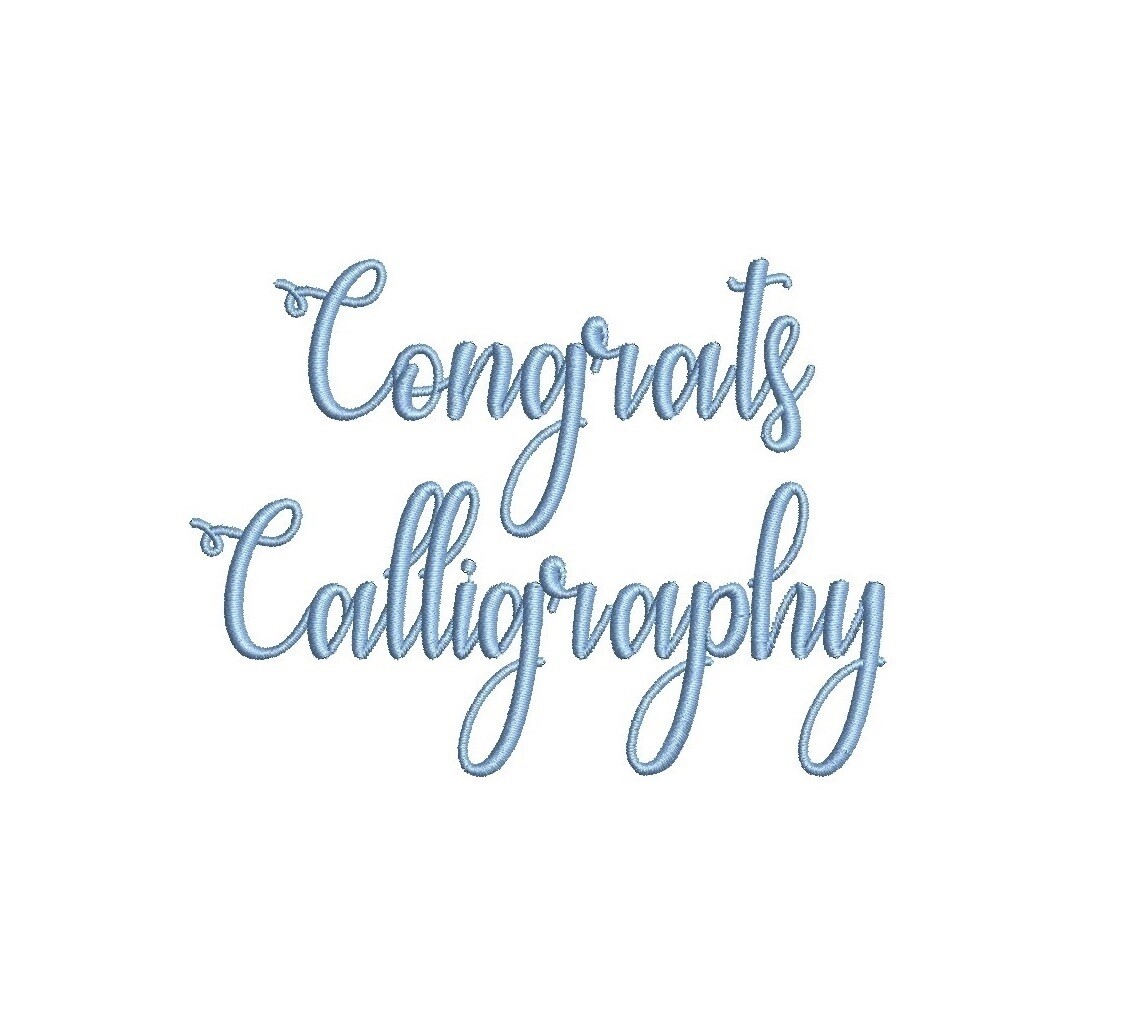 Congrats Calligraphy ESA Font