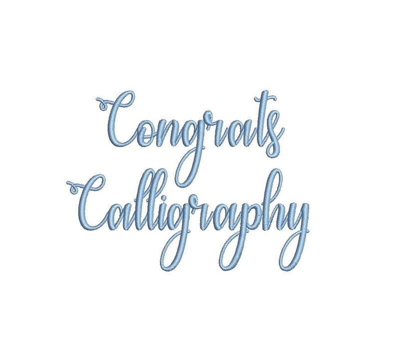 Congrats Calligraphy ESA Font