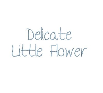 Delicate Little Flower ESA Font