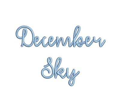 December Sky ESA Font