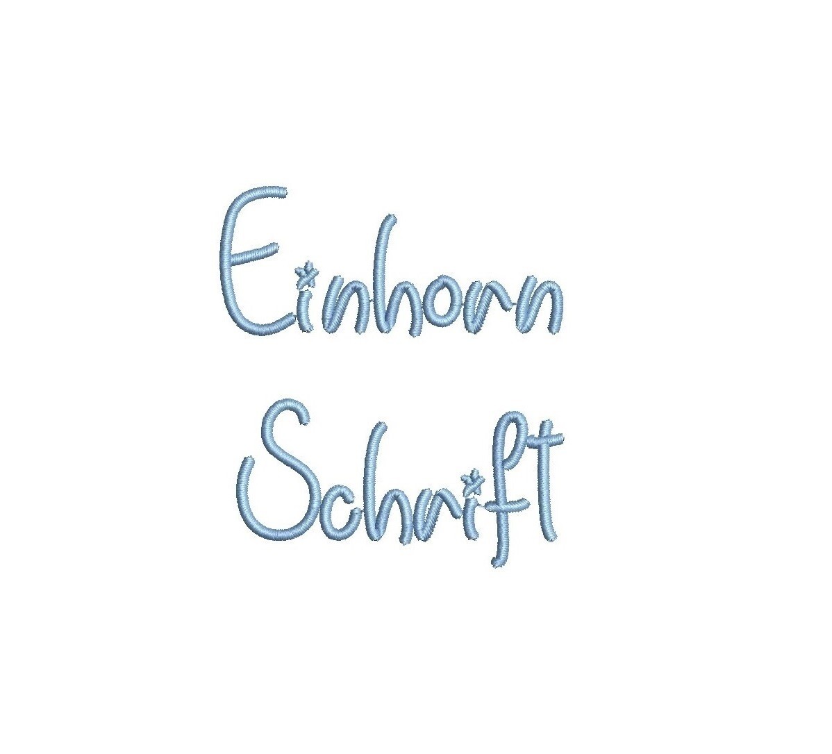 Einhorn Schrift ESA Font