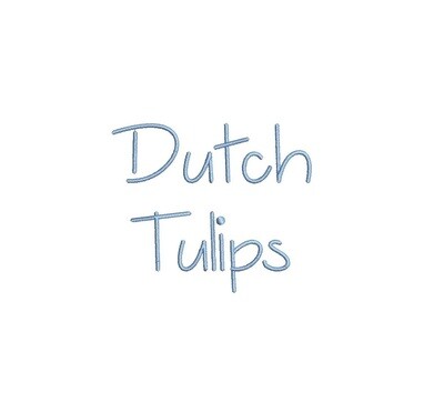 Dutch Tulips ESA Font