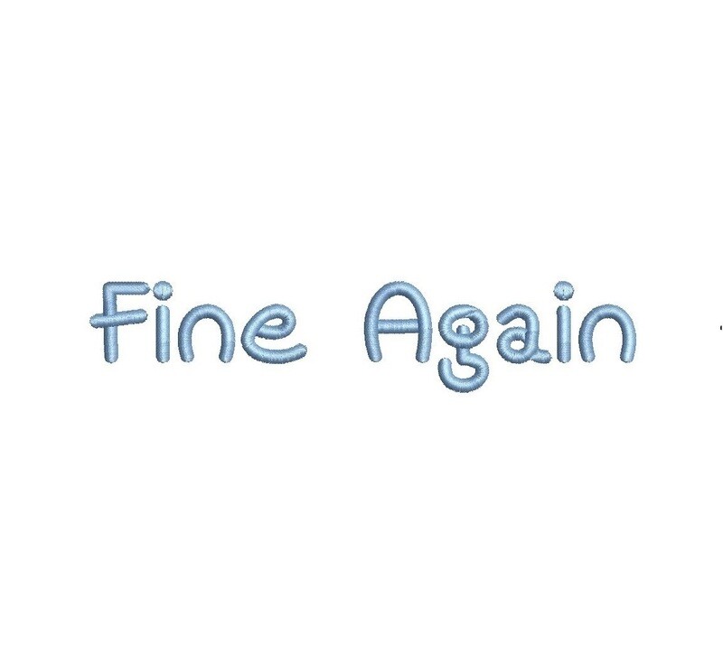 Fine Again ESA Font