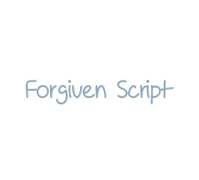 Forgiven Script ESA Font