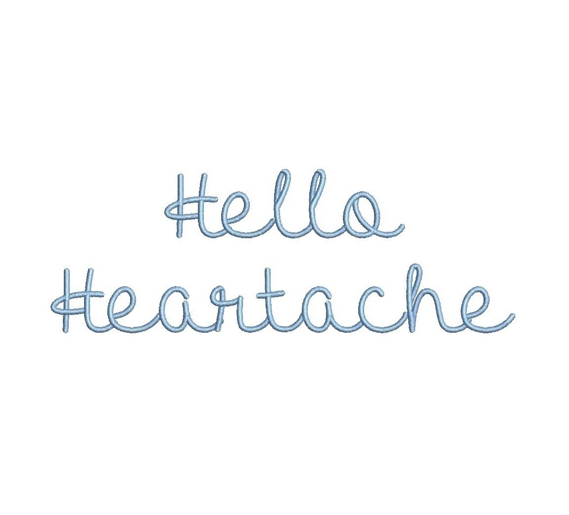 Hello Heartache ESA Font