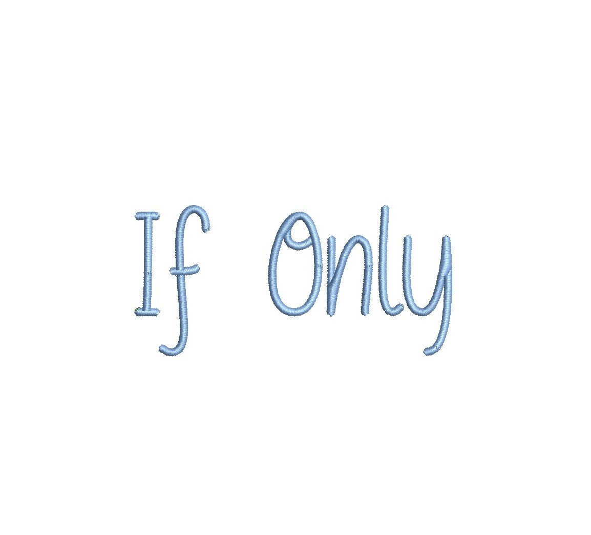 If Only ESA Font