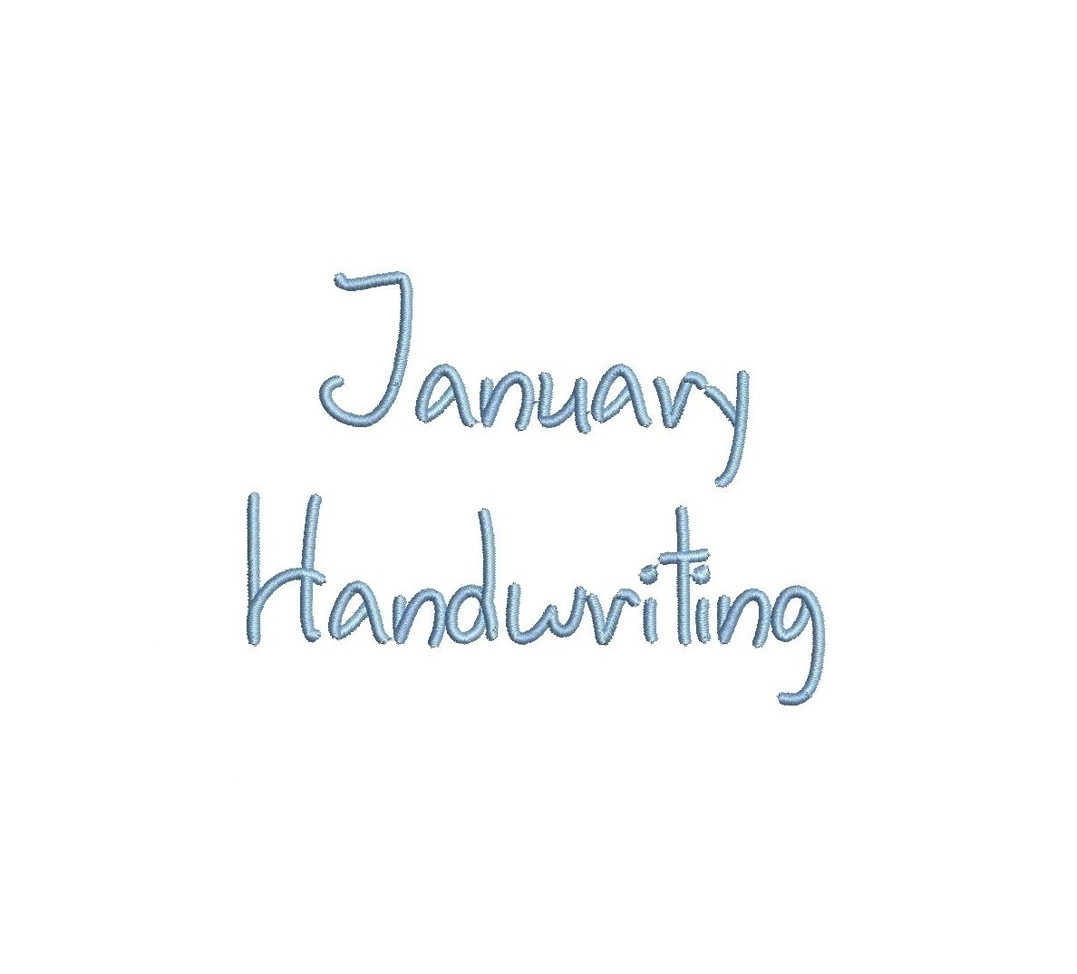 January Handwriting Regular ESA Font