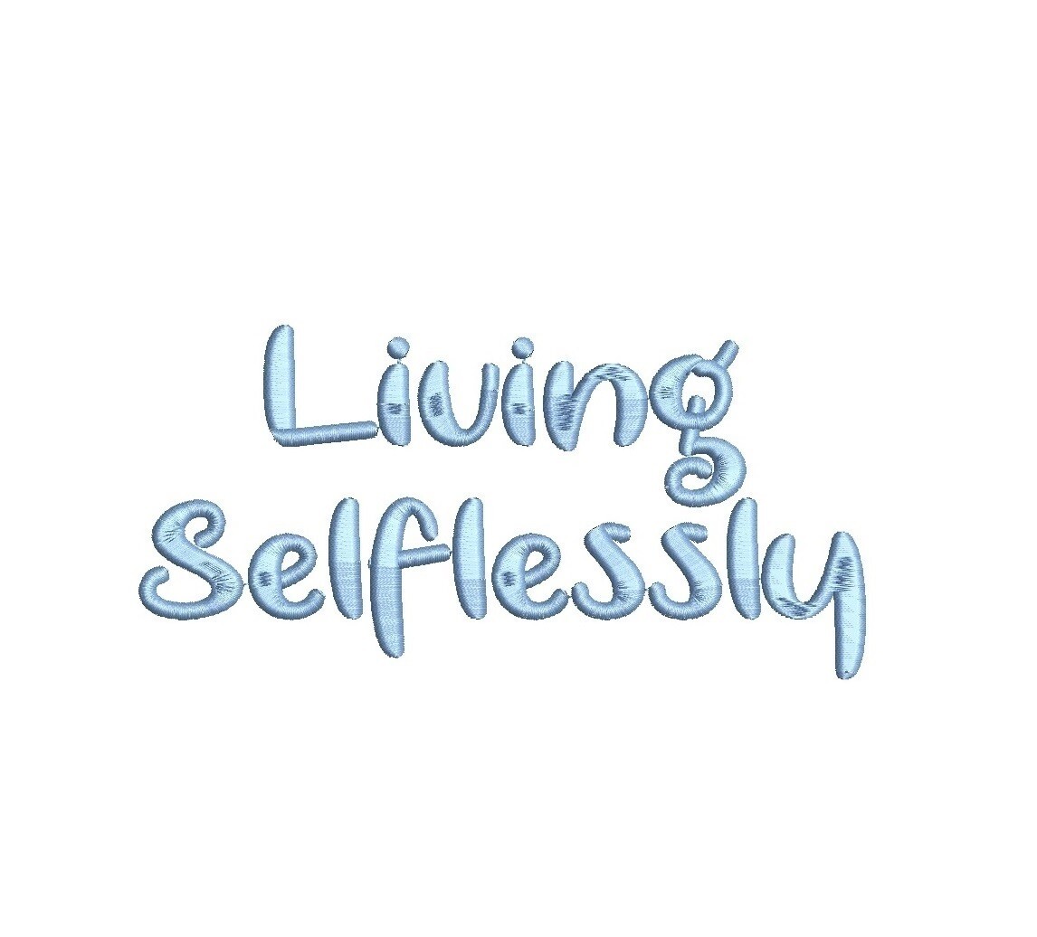 Living Selflessly ESA Font
