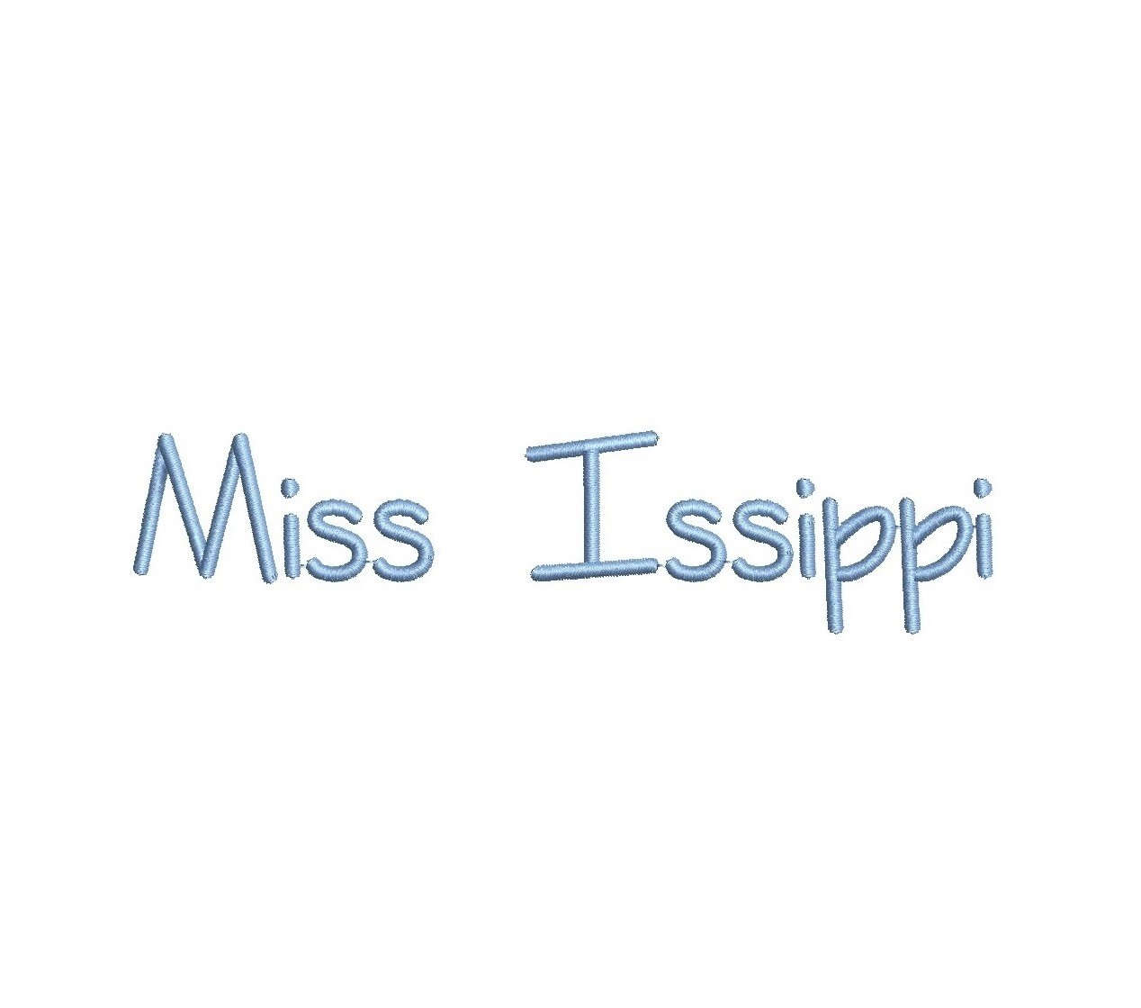 Miss Issippi ESA Font
