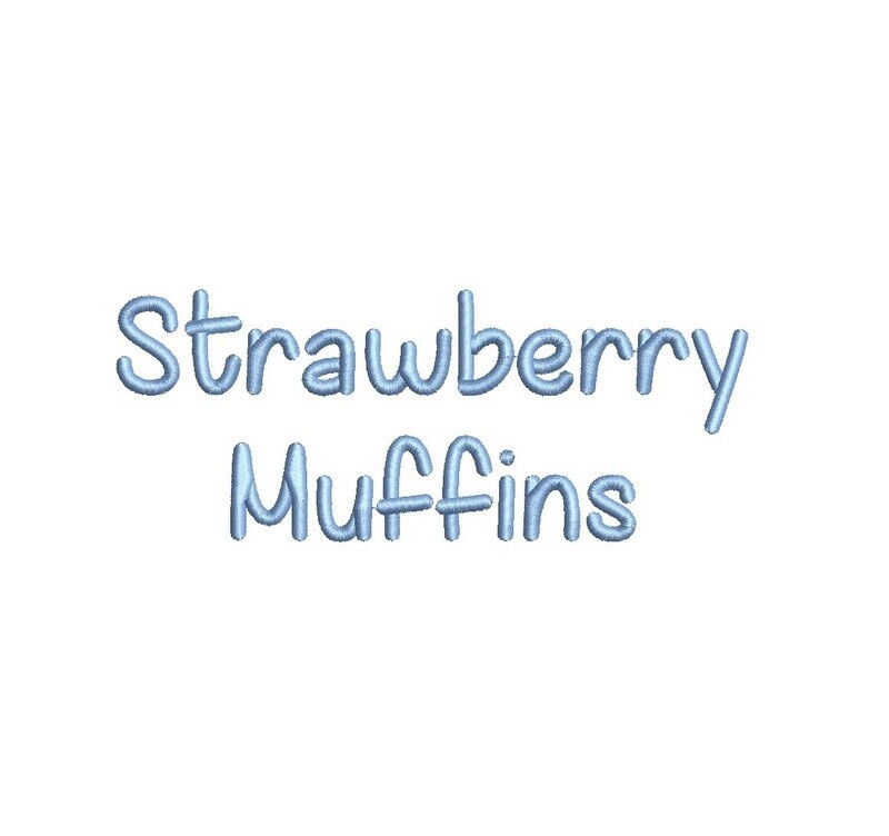 Strawberry Muffins ESA Font
